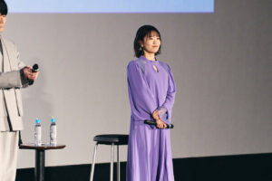 田中美海、梅原裕一郎、内山昂輝、東山奈央「星降る王国のニナ」先行上映会開催1