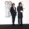 岡村靖幸＆斉藤和義「岡村和義」『GQ MEN OF THE YEAR 2024』フォトコールに