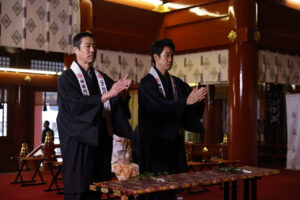 長尾謙杜 来年は『負けない！』！大泉洋 神田明神で『室町無頼』ヒット祈願1